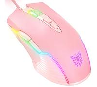 Eacam ONIKUMA CW905 USB Filaire Souris de Jeu RGB Lumière LED E Souris de Sport Réglable 6400DPI
