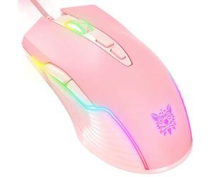Eacam ONIKUMA CW905 USB Filaire Souris de Jeu RGB Lumière LED E Souris de Sport Réglable 6400DPI