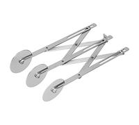 Eacam pâte à Plusieurs Roues, Diviseur de Pâtisserie, Pizza en Acier Inoxydable avec Spécifications pour Outils de Cuisson (Couteau tricycle)