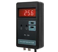 Eacam PH ORP Monitor 4LED Digital Affichage, Testeur Haute Précision, équipement de Portable avec Verrouillage des Données, pour Usage Domestique, Matériau ABS (Plug UE 220V)