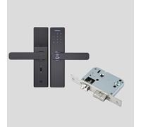 Eacam Serrure Biométrique Intelligente de Porte D'empreinte Digitale de WiFi Serrure Numérique sans clé D'hôtel à la Maison, Matériel D'alliage D'aluminium de Haute Résistance