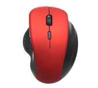 Eacam Souris Verticale Optique Fil avec 6 Keys, Souris de Bureau Ergonomique 3 Vitesse de Déménagement Réglable Fense Main Confortable pour Le Gris D'ordinateur Portable PC, (Rouge)