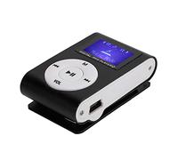 Eacam Sports MP3, sous la Fente D'Extension de la Carte Mémoire Intégrée, Prend en Charge Une Extension Maximale de 32 Go, Ultra Légère et Longue Durée de Vie de la Batterie, (Noir)