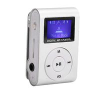Eacam Sports MP3, sous la Fente D'Extension de la Carte Mémoire Intégrée, Prend en Charge Une Extension Maximale de 32 Go, Ultra Légère et Longue Durée de Vie de la Batterie, (Argent)