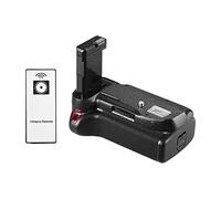 Eacam Support de Poignée de Batterie pour la Caméra DSLR D5500 D5600, Batterie EN-EL14 Alimentée avec Une Télécommande IR, pour Un Temps de Prise de Vue prolongé