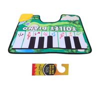 Eacam Tapis de Piano de Toilette Tapis Musical Interactif Jeu Musique Salle Bain Amusant pour Les Jeunes et Les Adultes