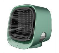 Eacam Ventilateur Brumisateur Silencieux de 300 Ml, Refroidisseur D'air Portable à 3 Vitesses pour la Maison/le Bureau, Réglable et alimenté par USB, sans Danger pour les Enfants (Verte)