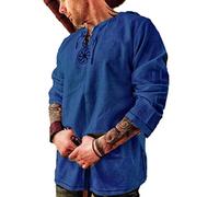 Each Women Mens médiéval Renaissance Chemise Pirate Costume Viking Longue Chemise Robe médiévale