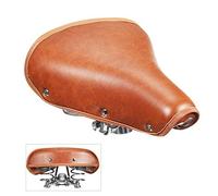 Eachbid Selle de vélo en cuir PU Selle de vélo de route Remplacement de siège de VTT Vélo Universel Unisexe Confortable Imperméable