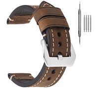 EACHE bracelets de montre en cuir épais pour hommes, bracelets de montre en cuir ciré à l'huile de cheval fou 20mm 22mm 24mm 26mm plus de couleurs