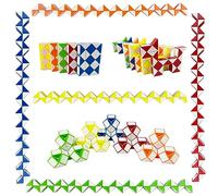 EACHHAHA 25 pièces Mini Serpent Magiques avec 24 nœuds,Fidget Toys,Anti Stress Enfant,Casse Tete Enfant,Magic Snakes,Cadeau Adolescent garçon,Petits Cadeaux Anniversaire