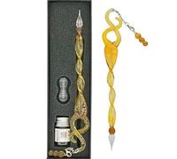 EACHHAHA Ensemble De Stylos En Verre Faits à La Main-Pour l'art,l'écriture,La Peinture,Décoration Et Cadeau d'affaires-Cadeau De Vacances (3 Pièces)