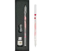 EACHHAHA Ensemble De Stylos En Verre Faits à La Main-Pour l'art,l'écriture,La Peinture,Décoration Et Cadeau d'affaires-Cadeau De Vacances (3 Pièces)