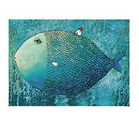 EACHHAHA Puzzle 1000 Pièces Adultes-Puzzles en Carton-Relax Puzzles Games- Puzzle Poisson pour Enfants et Adultes Cadeaux (70x50cm / 27.5x19.7in)
