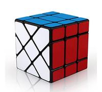 EACHHAHA Shift Edgem Magic Cube 3x3 Speed Cube, Casse-tête Professionnel au Rythme Rapide, Jouet de Puzzle 3D Lisse pour Tous Les âges