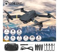 Eachine E58 Wifi Fpv Rtf 2.4g 4ch 6 Axes Rc Drone Avec 2mp Caméra Grand Angle Quadcopter Jouet Cadeau Anniversaire-Générique Noir
