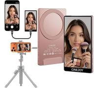 EACHSHOT CineJoy M2 Écran Moniteur Selfie Vlog, Retour Camera , 4K 120fps avec Port Micro, Zéro Latence pour le Live TikTok (Rosa)