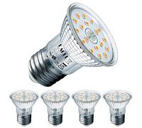 EACLL Ampoule LED E27 Blanc Chaud 4.9W Équivalent Incandescence Halogène 70W, Lot de 4. 630 Lumens 2700K Non Dimmable, Large Faisceau 120° Spot, Éclairag sans Scintillement, R50 Lampe à Réflecteur