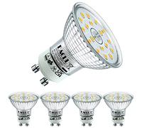 EACLL Ampoule LED GU10 Blanc Neutre 4.9W Remplace Halogène 75W, Lot de 4, 585 Lumens 4000K Non Dimmable, Projecteur sans Scintillement, Large Faisceau 120° Spot, AC 230V Lampe à Réflecteur
