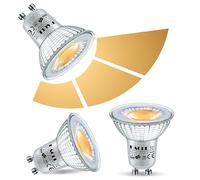 EACLL Ampoules LED GU10 6W Dimmable 3 Niveaux Luminosité via Interrupteur Mural, Lot de 2, Blanc Chaud 2700K 565lm Remplace 75W Halogène, 38° Spot Sans Scintillement, Dimmable Sans Gradateur