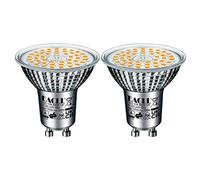 EACLL GU10 Ampoules LED de 10W équivalent Aux Halogènes de 140W, Lot de 2, 1050 Lumens 3000K Blanc chaud 230V, CA Sans Scintillement, Faisceau de 120º Non réglables