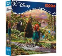 eaco - Disney - Pixar - Thomas Kinkade - Brave - 1000 morceaux Puzzle de puzzle pour les adultes - Puzzle difficile parfait pour les nuits de jeu