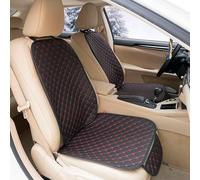 EACTEL Auto Ensembles de Housses de siège pour Audi Q3 Sportback 2019 2020 2021 2022 2023, Lin Coussin Dossier Protege Universelle Protection Voiture Accessoires,Red-Front