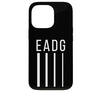 EADG Guitare Basse 4 Cordes Blanc Coque pour iPhone 13 Pro