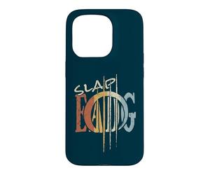 EADG Slap Retro Guitare Basse Japonaise Cercle Zen Bassiste Coque pour iPhone 15 Pro