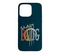 EADG Slap Retro Guitare Basse Japonaise Cercle Zen Bassiste Coque pour iPhone 15 Pro Max