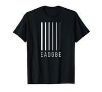 EADGBE Guitare 6 cordes et guitariste T-Shirt