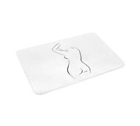 EAEQKOUC 3D 3D Minimal Female Line Art Anti-déglissement Paillasson, Tapis de Sol Tapis de Moquette Durable pour entrée de Cuisine, Salon, Tapis de Repos-Pied - 60x90cm