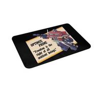 EAEQKOUC 3D 3D OptimusPrime - La liberté est Le Droit de Tous Les êtres sensibles Paillassons antidéglissement Tapis de Sol Entrée Maison Salon, Tapis de Pied - 60x90cm