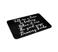 EAEQKOUC 3D 3D raconte-Moi Une époque dans l’Histoire où des Gars interdisaient Un Livre Paillassons antidérapants Tapis de Sol Entrée de Cuisine Tapis de Repos de la Chambre - 60x90cm