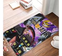 EAEQKOUC 3D 3D Une âme Solide habite Un Esprit sain et Un Corps sain de santé Paillassons antidérapants Tapis de Sol Entrée de Cuisine Balcon Tapis de Pied - 60x90cm