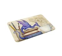 EAEQKOUC 3D 3D What’s Here Paillassons antidérapants Tapis de Sol Tapis raclant du Sable pour l’entrée de la Cuisine Tapis de Pied du Balcon de la Maison - 40x60cm