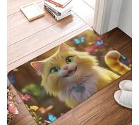 EAEQKOUC 3D Affiche Musicale esthétique 3D Tapis antidérapant Tapis de Sol pour entrée de Cuisine Tapis de Repos - 50x80cm
