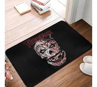 EAEQKOUC 3D Halloween Clown Horror Movie Terrifier Front Door Floor Entrance Mat Outdoor Kitchen Bathroom Doormat Garage Carpet Rug-40x60cm