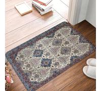 EAEQKOUC 3D Tapis de Sol antidérapant 3D Vintage Patterns pour entrée de Cuisine, Tapis de Repose-Pieds pour l’entrée de la Cuisine, Salon, 50x80cm