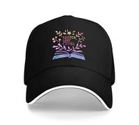 EAEQKOUC Casquette de Baseball Gardien des Cités Perdues Aquarelle Bookish Design Golf Hat Chapeau de randonnée Femme Homme Cadeaux