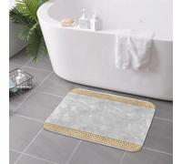 EAEQKOUC Grèce Antique Paillassons antidérapants Tapis de Sol Moquette pour entrée de Cuisine Salle de Bain Salle de Bain Salon Tapis de Pied 3D-60x90cm