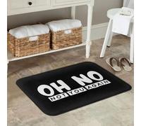 EAEQKOUC Oh Non, Pas toi, Encore Une Fois, paillasson, Tapis de Sol Lavable, Tapis Lavable pour entrée de Cuisine, Balcon, Tapis de Pied 3D-40x60cm