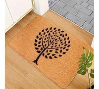 EAEQKOUC Paillasson de Bienvenue Tree of Life, Tapis antidérapant, Tapis d’entrée rectangulaire Lavable à la Main pour la décoration de Salle de Bain, 3D-60x90cm