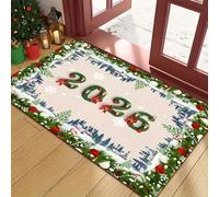 EAEQKOUC Paillasson en Canne d’orge d’orge et Aiguilles de pin, Tapis de Sol antidérapant, adapté au Salon, à la Chambre, à la Salle de Bain, à la décoration de la Maison de Vacances 3D-50x80cm