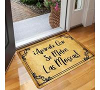 EAEQKOUC Tapis 3D Adorable paillasson Teckel d’entrée antidérapant résistant Parfait pour Les Amoureux des Chiens à la Maison ou apportant Un Charme Original à Votre Porte