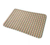 EAEQKOUC Tapis 3D Continue de Parler Je Te diagnostique Psychologie Symbole Psi drôle Paillassons antidérapants de Sol Moquette pour Cuisine de Pied Maison