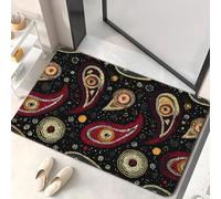 EAEQKOUC Tapis 3D d’Accueil rectangulaire d’extérieur, Polyester, fabriqué à la Machine, Lavable, Lavable à la Machine, adapté pour Les décorations de Noël chez la Porte d’entrée