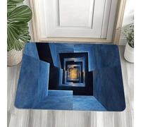 EAEQKOUC Tapis 3D de Noël de Sol Mignon pour Chat Paillasson Pavillon d’Accueil extérieur de Salon pour Chambre Oraison à la Maison
