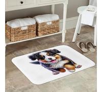 EAEQKOUC Tapis 3D Jeu Red Redemption Imprimé Paillassons antidérapants de Sol Moquette pour entrée Cuisine Salle de Bain Salon de Pied décorations de Noël