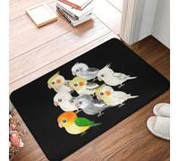 EAEQKOUC Tapis 3D Paillasson Casse-Noisette de Noël - Joyeux Noël d’entrée extérieure/intérieure Plaison d’Accueil Oraison à la Maison